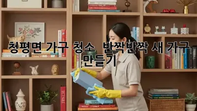 청평면 가구 청소 ✨ 반짝반짝 새 가구 만들기!